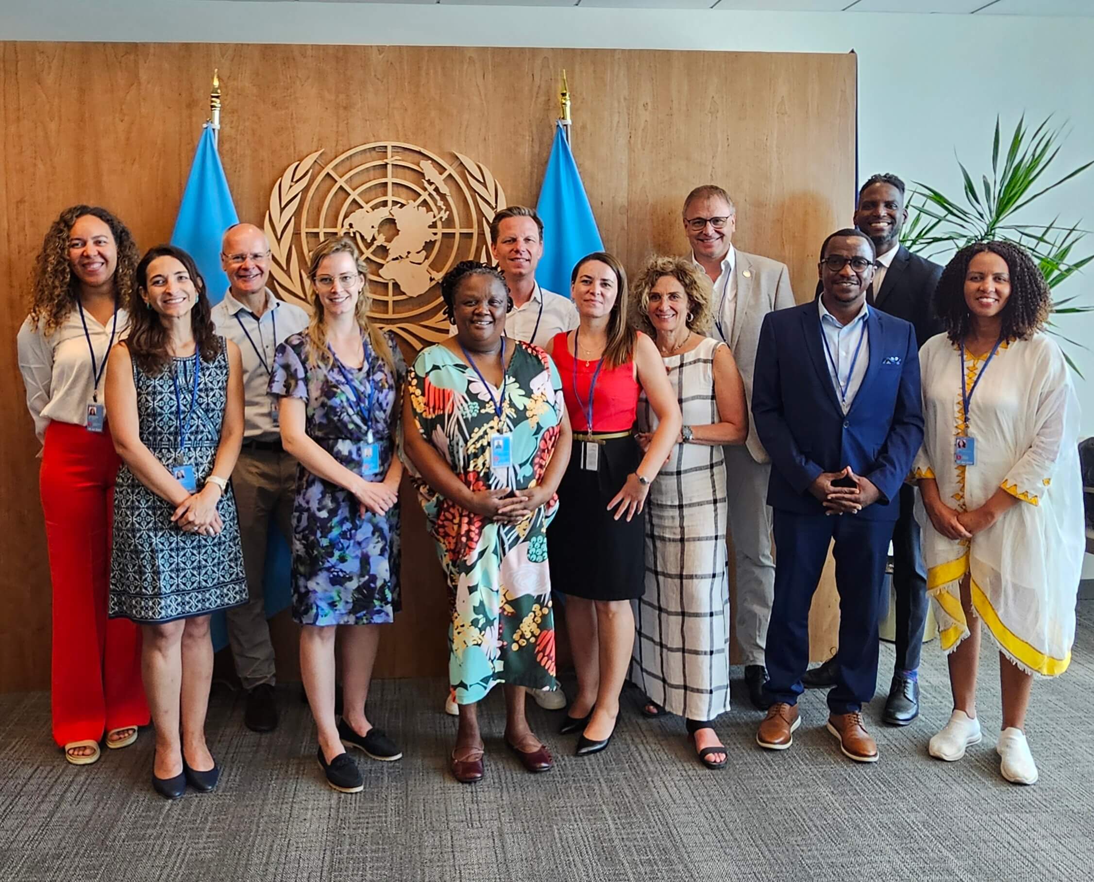 During the HLPF, representatives of the Global Forum for National SDG Advisory Bodies met to share their knowledge and experience and to network with each other. Photo: RNE